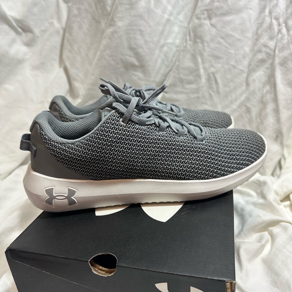 Under Armour Charcoal Knit Gry UA Ripple MTL Sneakers